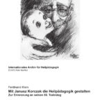 Das Buchcover zeigt eine Zeichnung von Janusz Korczak und einem Kind