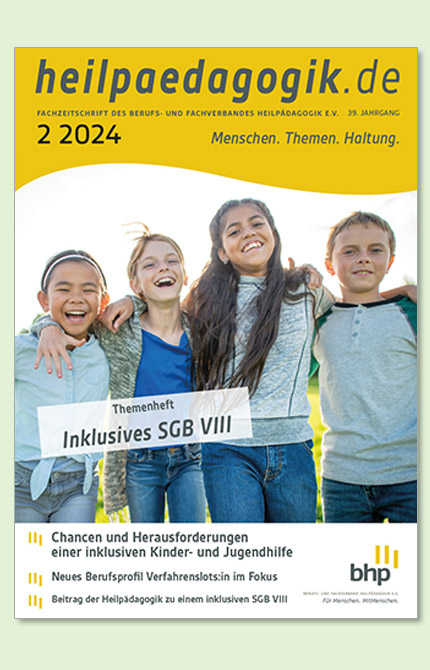 Cover heilpaedagogik.de Ausgabe 0"/2024